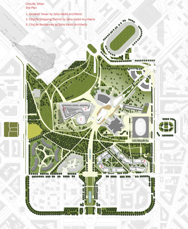 ����� Generali ��������� CityLife � Zaha Hadid Architects