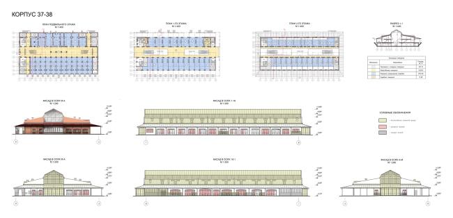 Renovation and reorganization to fit modern functions of the regional cultural heritage site "Apraksin Dvor with the Mariinsky Market"  Studio 44