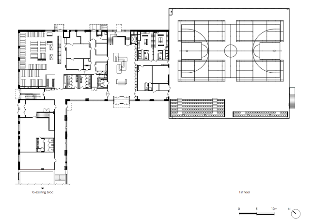 Plan of the first floor. Pechersk School International  Archimatika
