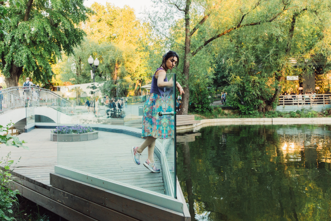 Landscaping the Maly Golitsinsky Pond in the Gorky Park   Peoples Architect. Photograph by Arseniy Rossikhin