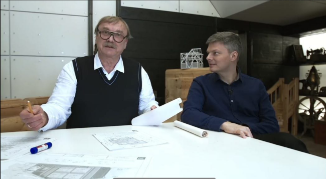 Александр Дубовенко, совладелец компании GOOD WOOD, и Олег Карлсон, архитектор © GOOD WOOD Александр Дубовенко, совладелец компании GOOD WOOD, и Олег Карлсон, архитектор © GOOD WOOD