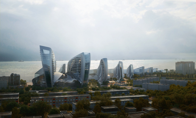 ���������-������������� ������� � ������������� � Zaha Hadid Architects. � ������� �����������: ���������� ����������� ������ (������), ����������� �������� Arteza, ���������� (������), ������ ������ ������� (��������������); Another Architect (��������), ������� ����, �������������� ���������� ������ ������������ (��������������), PwC (������)