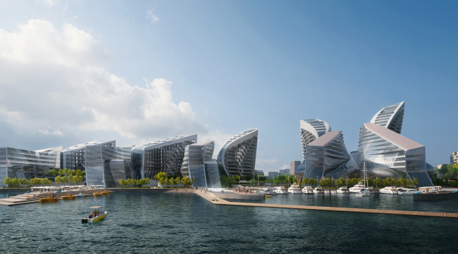 ���������-������������� ������� � ������������� � Zaha Hadid Architects. � ������� �����������: ���������� ����������� ������ (������), ����������� �������� Arteza, ���������� (������), ������ ������ ������� (��������������); Another Architect (��������), ������� ����, �������������� ���������� ������ ������������ (��������������), PwC (������)