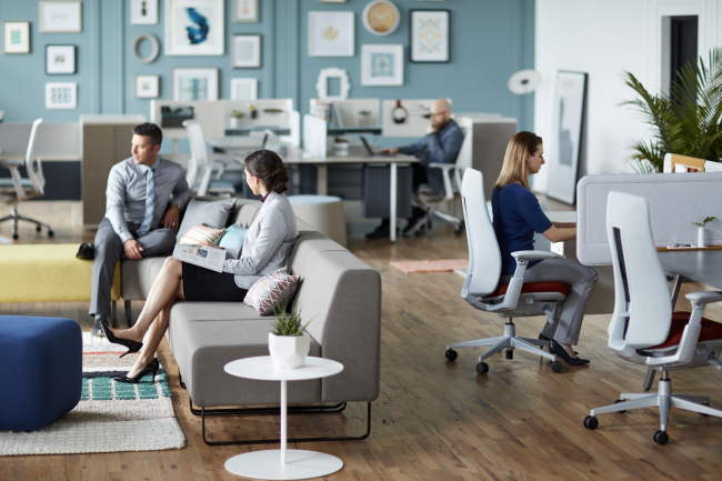 ������� ������������ open space � Haworth