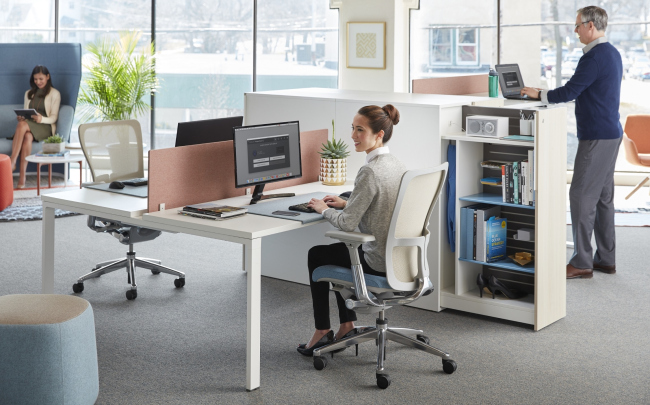 ������� ������������ open space � Haworth