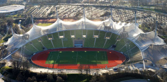 ����������� ������� � �������. ����: 2014 Olympiastadion Munich  via Wikimedia Commons. ��������  CC BY-SA 3.0