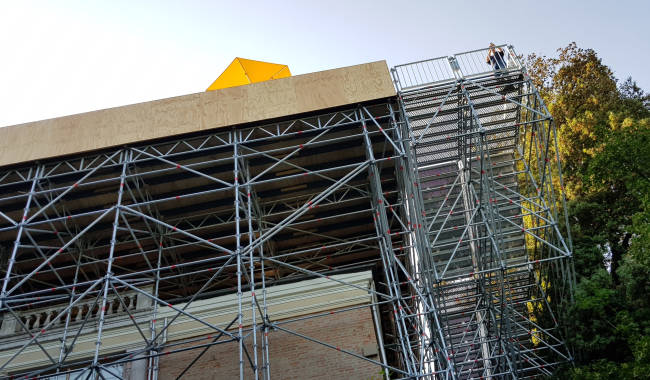 Structure of the British pavilion. Photo: J. Tarabarina, archi.ru