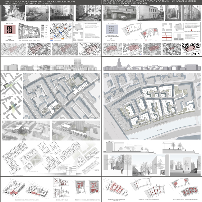 Завершение жилых кварталов в историческом центре г. Москвы. Экспериментальные проекты. Работа студентки Екатерины Морозовой. Руководители В.П. Юдинцев, Е.В. Ганушкина © МАРХИ Завершение жилых кварталов в историческом центре г. Москвы. Экспериментальные проекты. Работа студентки Екатерины Морозовой. Руководители В.П. Юдинцев, Е.В. Ганушкина © МАРХИ
