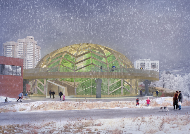 The greenhouse. "Monosad" project � WOWHAUS