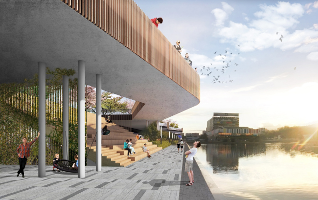 Above the Ostankino Pond. "Monosad" project � WOWHAUS