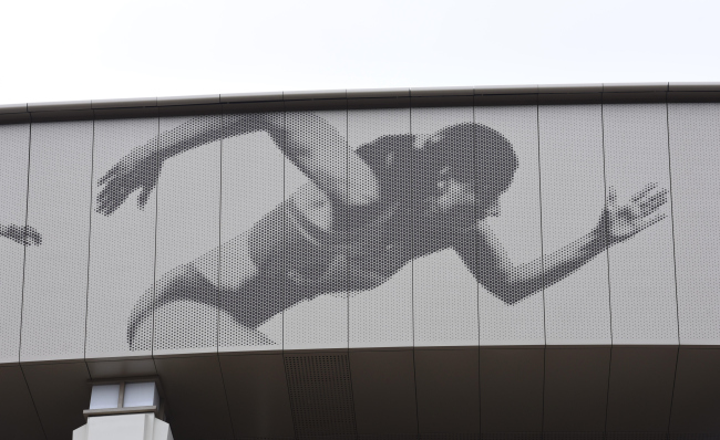 Luzhniki Stadium, reconstruction 2015-2018. SPEECH. Photograph � Ilia Ivanov