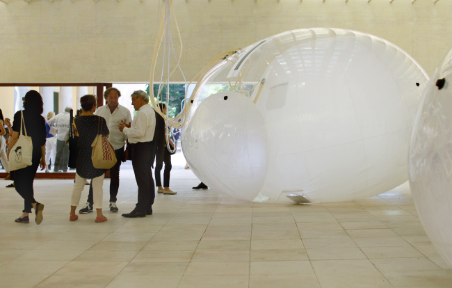 The Nordic Countries Pavilion. Photograph: Julia Tarabarina, Archi.ru