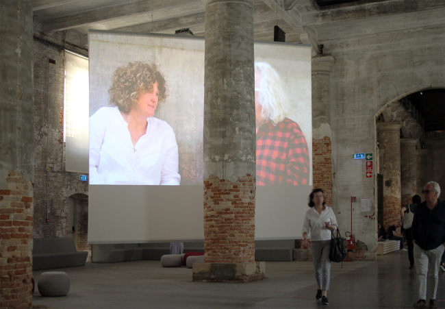 The curators' exposition in Arsenale. Photograph: Julia Tarabarina, Archi.ru