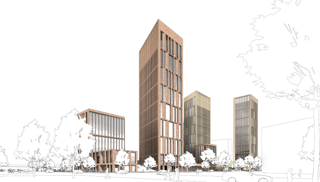 The housing complex in the Tushino area � OSA architects