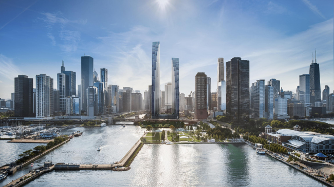 ����� 400 Lake Shore Drive. ����������� � Noe & Associates/Boundary, ������������� Related Midwest