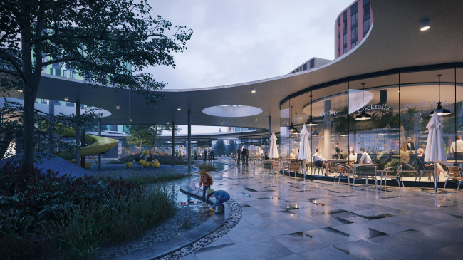 The community center in "Respublica" residential complex � Archimatika
