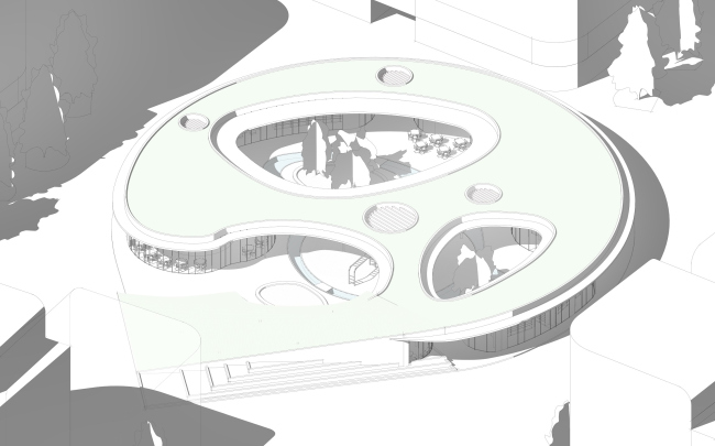 The community center in "Respublica" residential complex � Archimatika