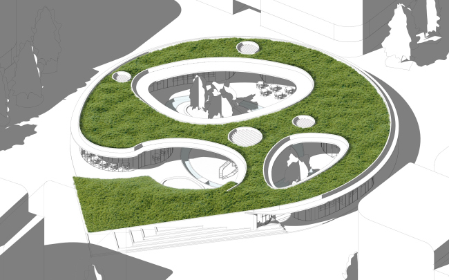 The community center in "Respublica" residential complex � Archimatika