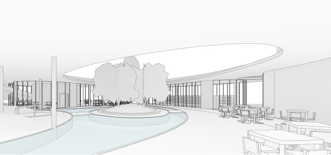 The community center in "Respublica" residential complex � Archimatika