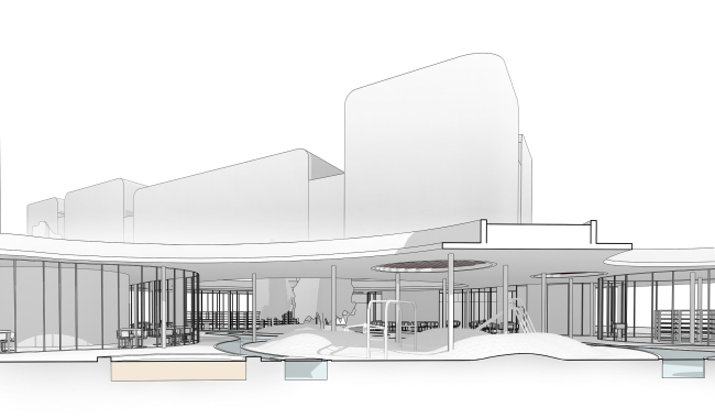 The community center in "Respublica" residential complex � Archimatika