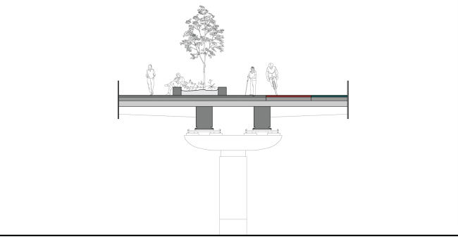 Section views. "Monosad" project  WOWHAUS