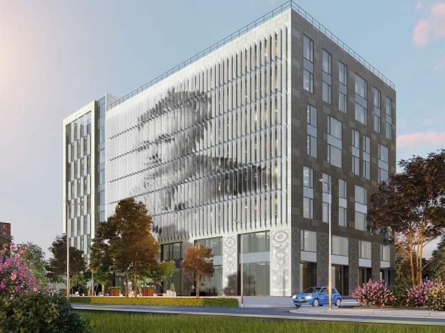 "Ekaterininsky" business center in Krasnodar © ATOM ag