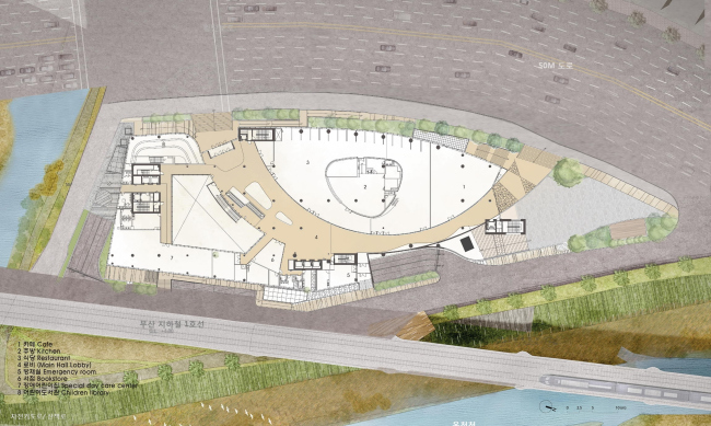 ������������ ����� Bujeon Glocal Vision Center � B.G.V.C. � Heerim Architects & Planners, Lee Eunseok + Atelier KOMA