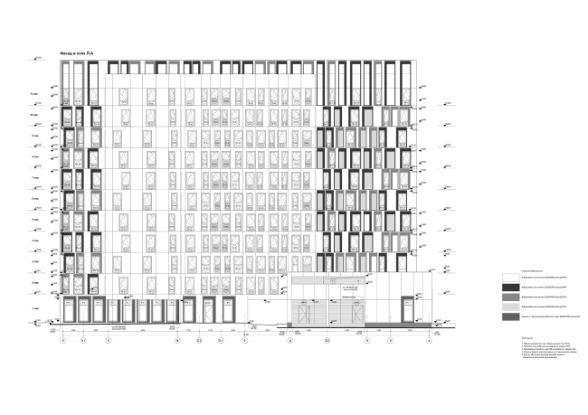 Апартаменты на Дмитровском шоссе. Фасад © АБ «А-ГА» Апартаменты на Дмитровском шоссе. Фасад © АБ «А-ГА»