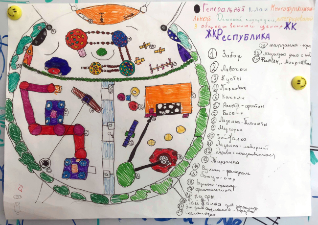 The concept developed by the students of Arch4Kids Studio for the community center in "Respublica" residential complex � Arch4Kids. Photo courtesy by Archimatika