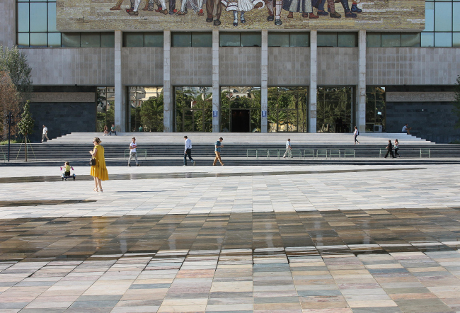 Площадь Скандербега – реконструкция © Filip Dujardin