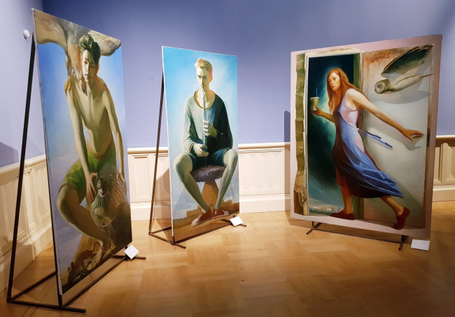 Егор Кошелев, серия «Волшебная флейта», 2018. Выставка «Гипноз пространства», Царицыно. Фотография: Ю.Тарабарина, Архи.ру Егор Кошелев, серия «Волшебная флейта», 2018. Выставка «Гипноз пространства», Царицыно. Фотография: Ю.Тарабарина, Архи.ру
