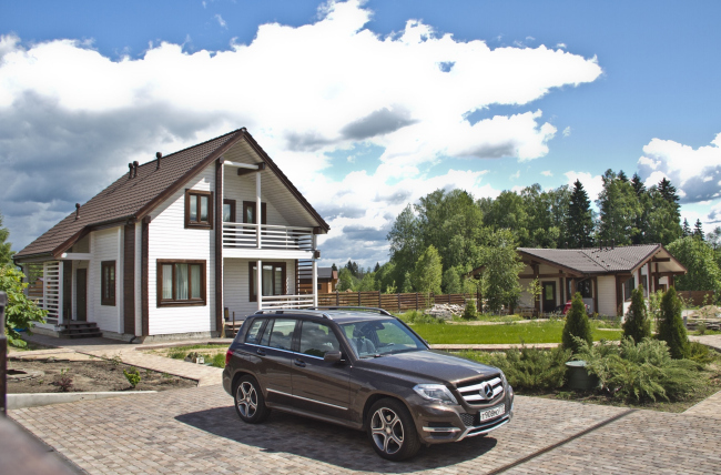 Дом площадью 110 кв. м из клееного бруса GOOD WOOD © GOOD WOOD Дом площадью 110 кв. м из клееного бруса GOOD WOOD © GOOD WOOD