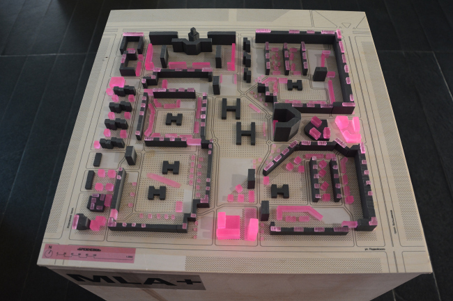 The sketch-board for the "Ideal and Norm" exhibition � MLA +