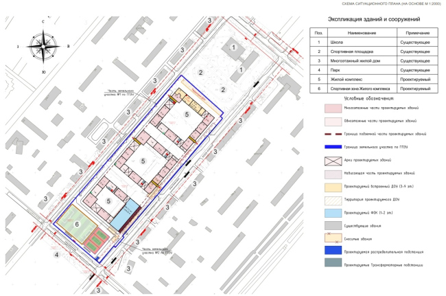 “You and Me” housing complex. Location plan