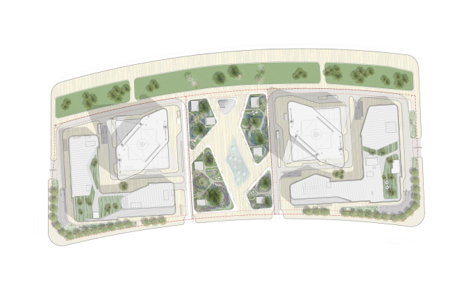 ����� Zhengzhou Greenland Central Plaza � gmp Architects