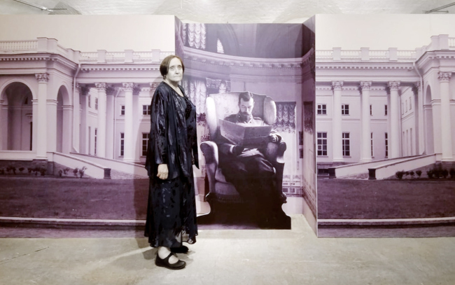 Мария Рогозина, 1947-2018, на открытии выставки Сильвио Данини 26.06.2018 / фотография предоставлена Екатериной Рогозиной Мария Рогозина, 1947-2018, на открытии выставки Сильвио Данини 26.06.2018 / фотография предоставлена Екатериной Рогозиной
