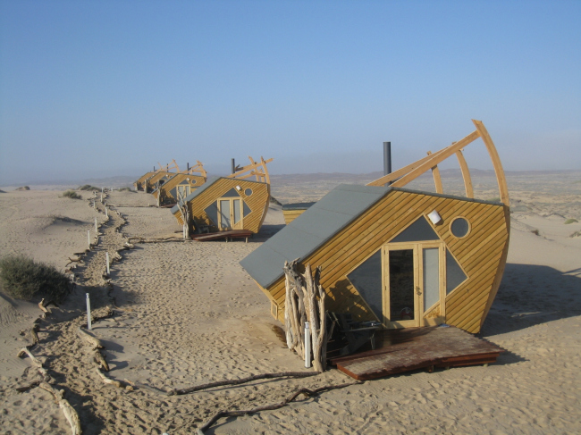����� Shipwreck Lodge. ���������� ������������� Nina Maritz Architects