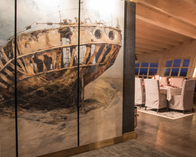����� Shipwreck Lodge. ���������� � Denzel Bezuidenhoudt. ������������� Nina Maritz Architects