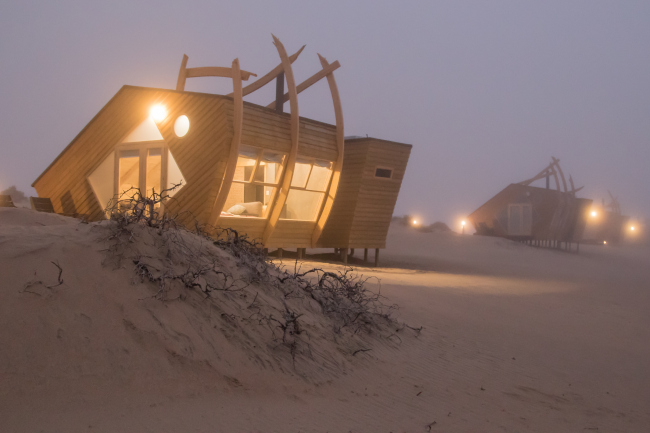 ����� Shipwreck Lodge. ���������� � Denzel Bezuidenhoudt. ������������� Nina Maritz Architects