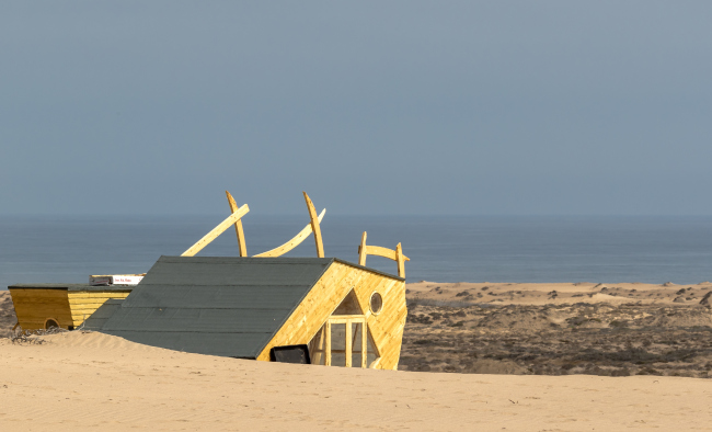����� Shipwreck Lodge. ���������� � Michael Turek. ������������� Nina Maritz Architects
