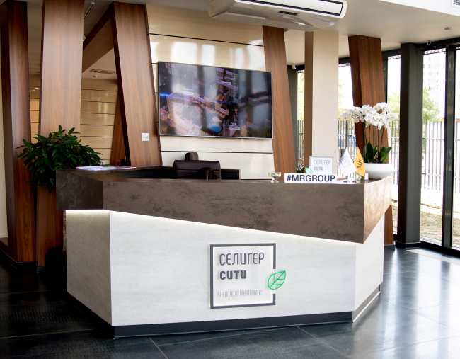 The sales office building of "Seliger City" residential complex � Architecturium