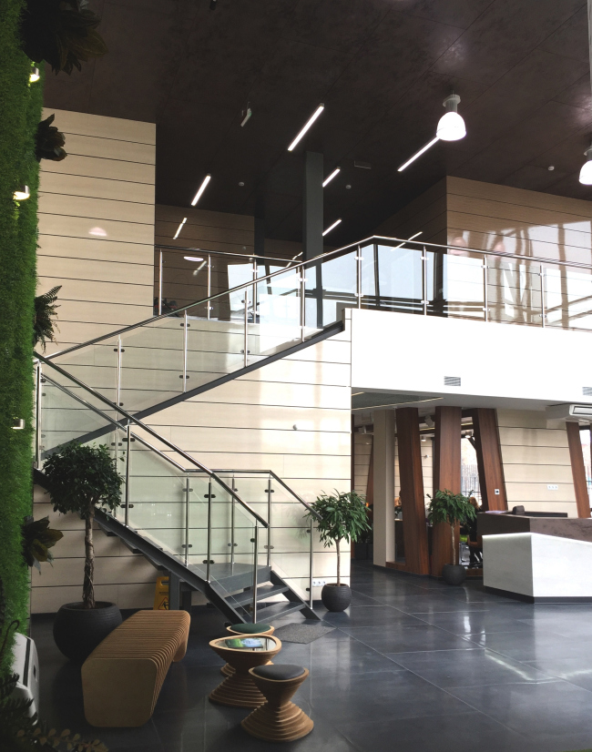 The sales office building of "Seliger City" residential complex � Architecturium