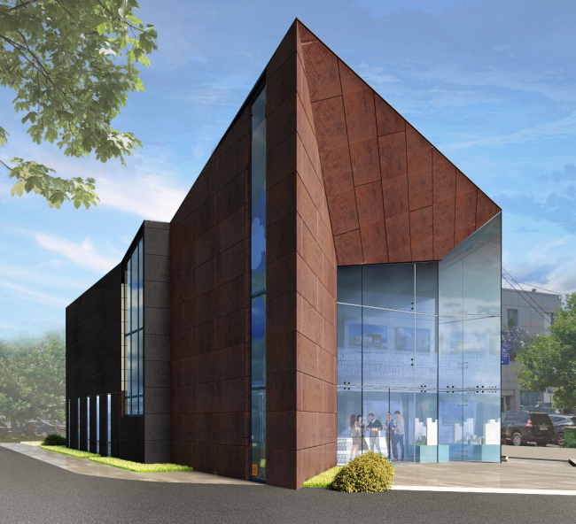 The sales office building of "Seliger City" residential complex � Architecturium