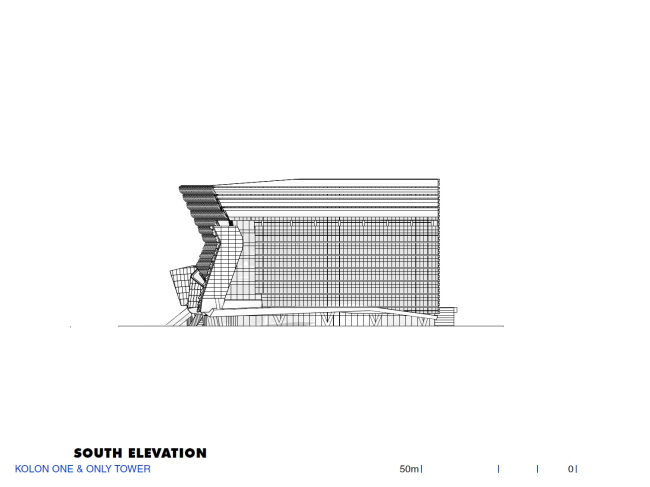  Kolon One & Only Tower.   Morphosis Architects