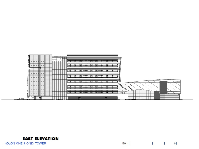  Kolon One & Only Tower.   Morphosis Architects