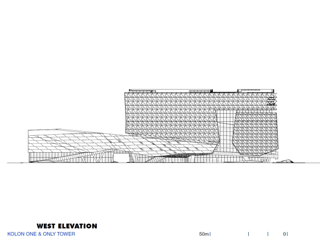  Kolon One & Only Tower.   Morphosis Architects