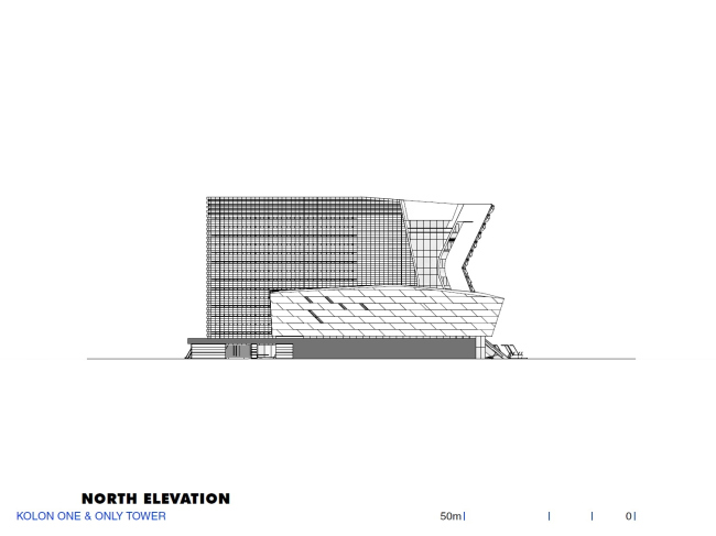  Kolon One & Only Tower.   Morphosis Architects