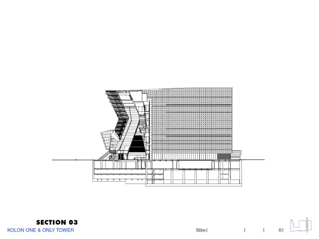  Kolon One & Only Tower.   Morphosis Architects