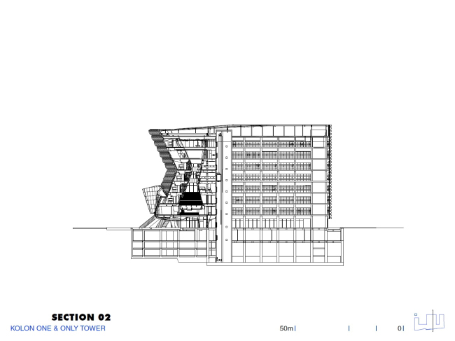  Kolon One & Only Tower.   Morphosis Architects