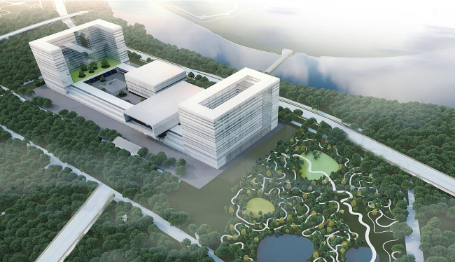 The Parliamentary Center, a competition project, 2015. Version 2 � A-GA